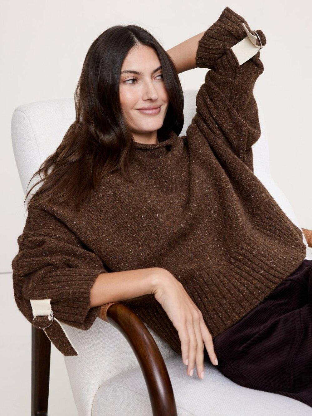 Banana Republic M Medium Italian Wool Utility Sweater NWT! #815944